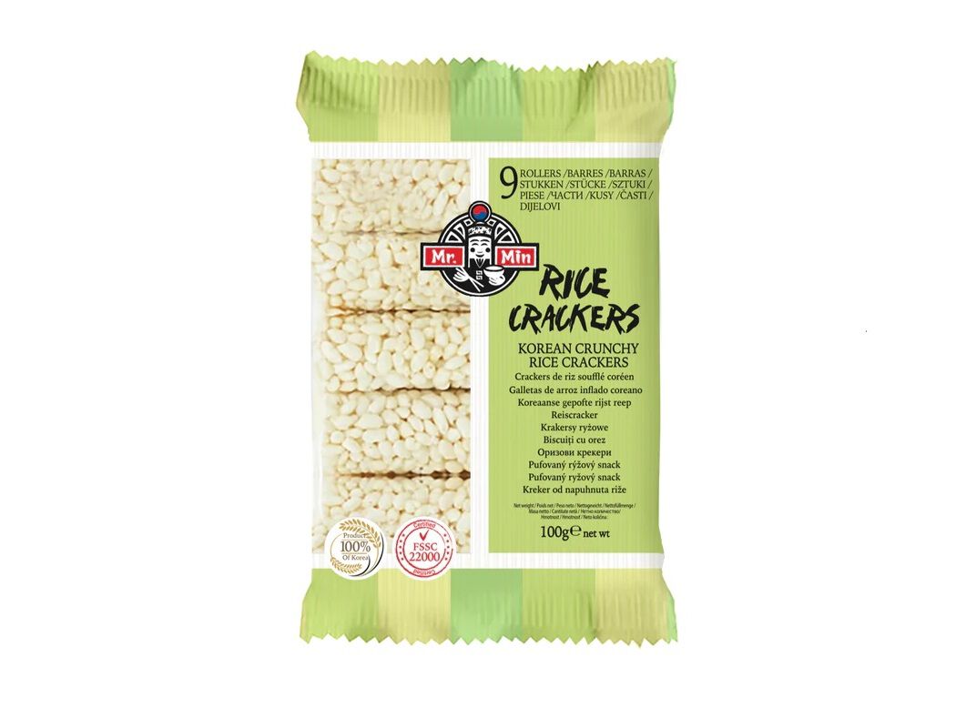 BARRAS DE ARROZ MR. MIN COREIA 100G