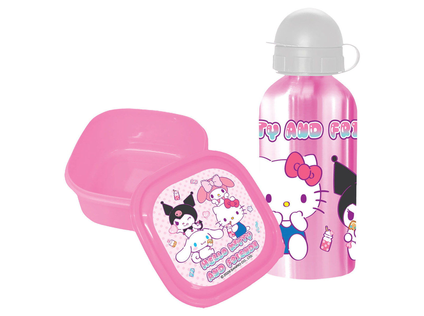 CANTIL ALUM&Iacute;NIO HELLO KITTY 400ML +CAIXA image number 1