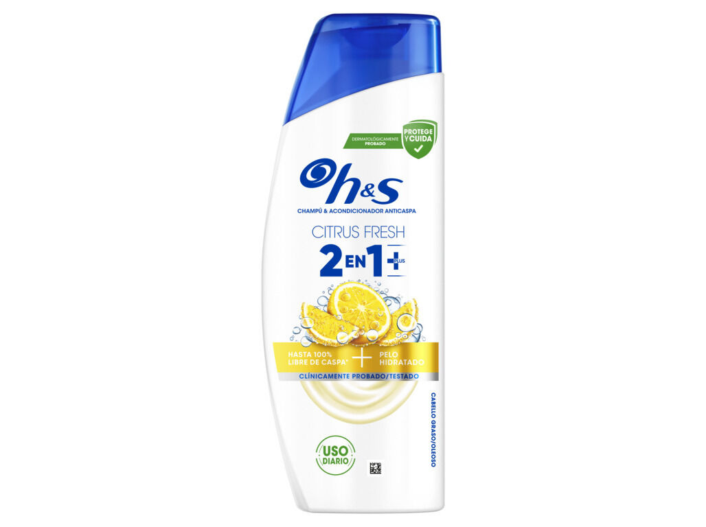 CHAMPO H&S CITRUS 2EM1 PLUS 300ML image number 0