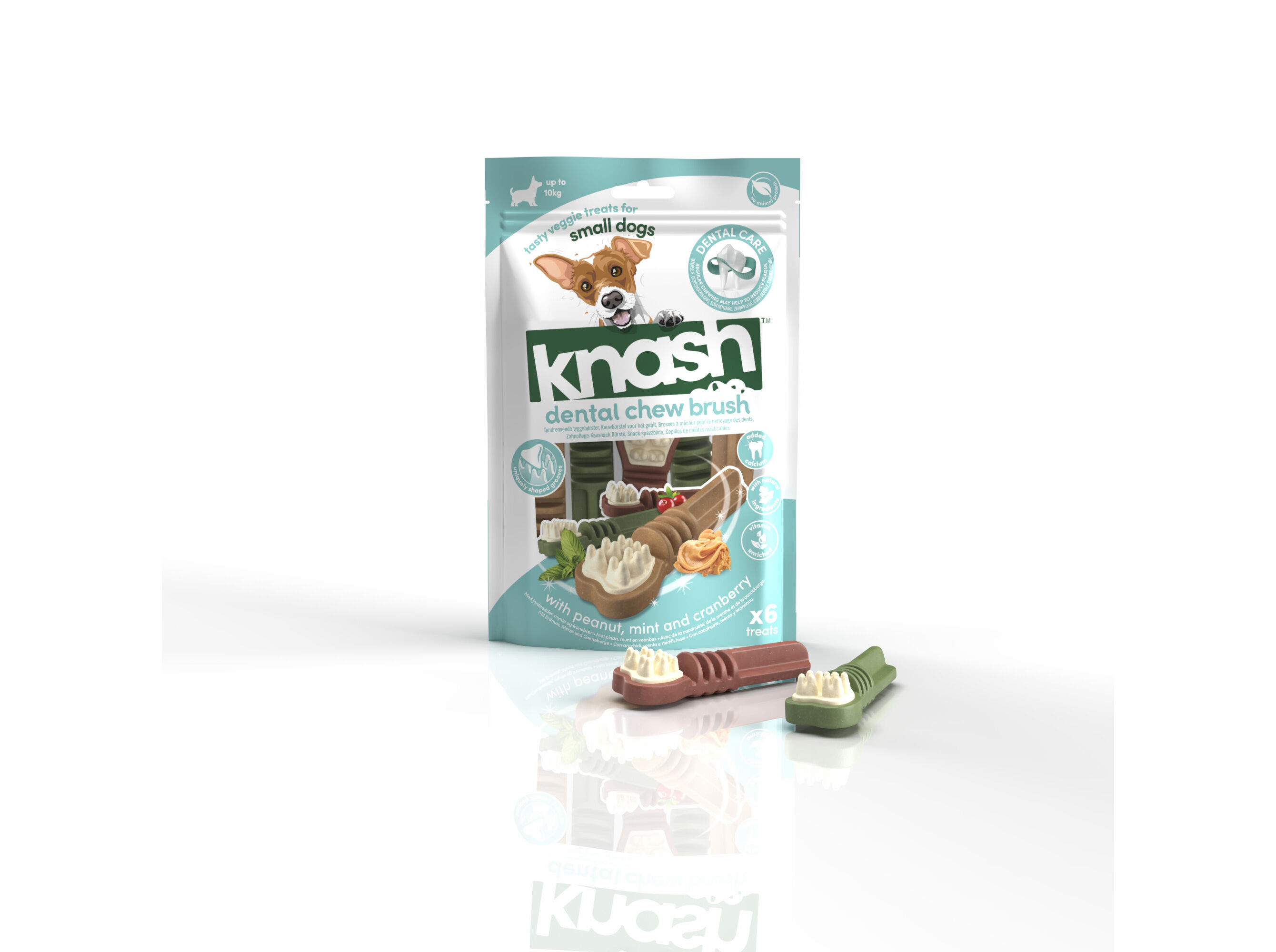 SNACK DENTAL C&Atilde;O KNASH ESCOVA DENTES S 150G 6UN image number 0