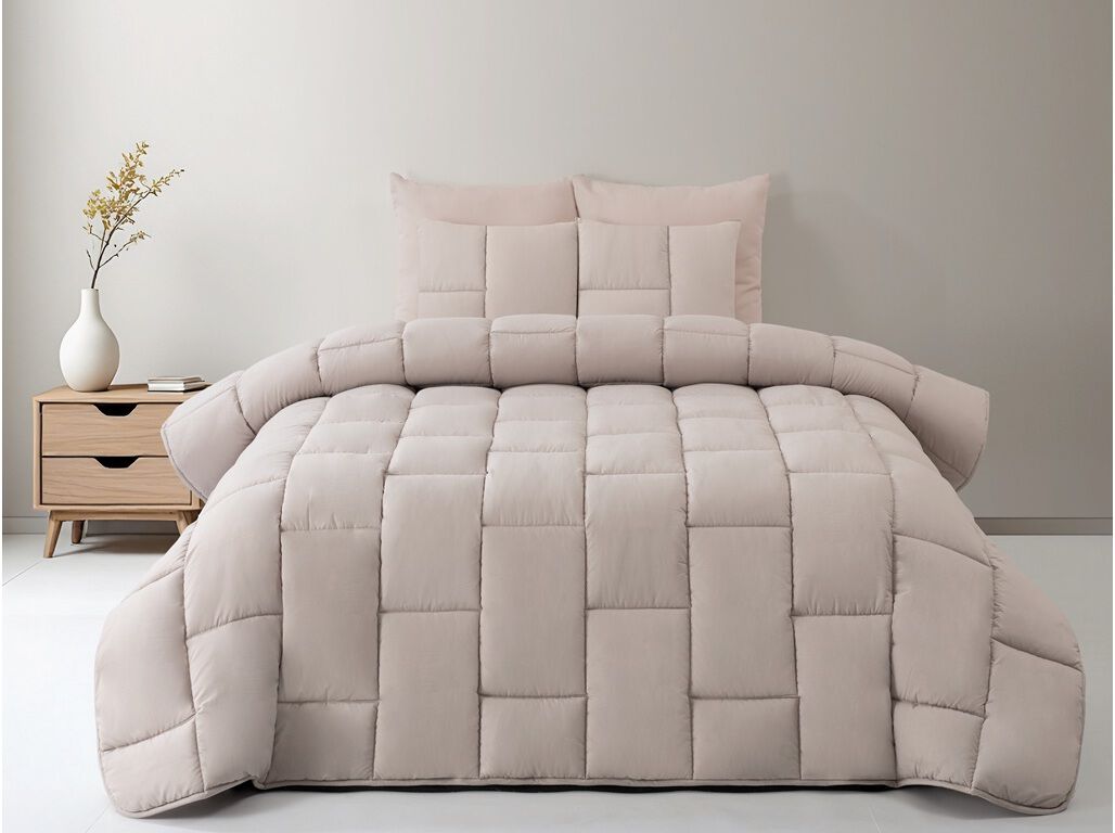 EDRED&Atilde;O MIC. HOMESPECIAL BEGE 220X240CM image number 0