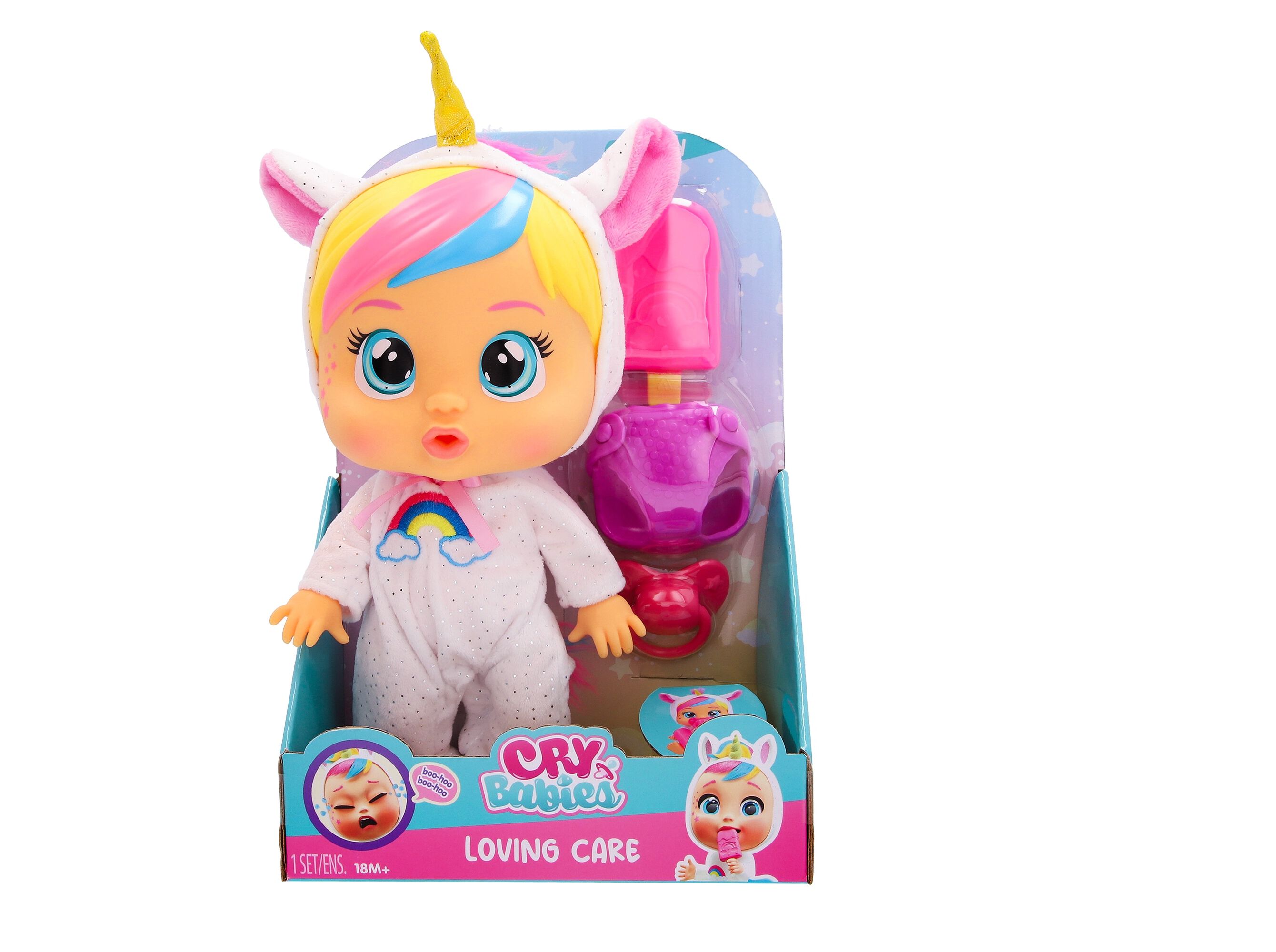 BEBE CHOR&Atilde;O CRY BABIES LOVING CARE FANTASY MODELOS SORTIDOS image number 1