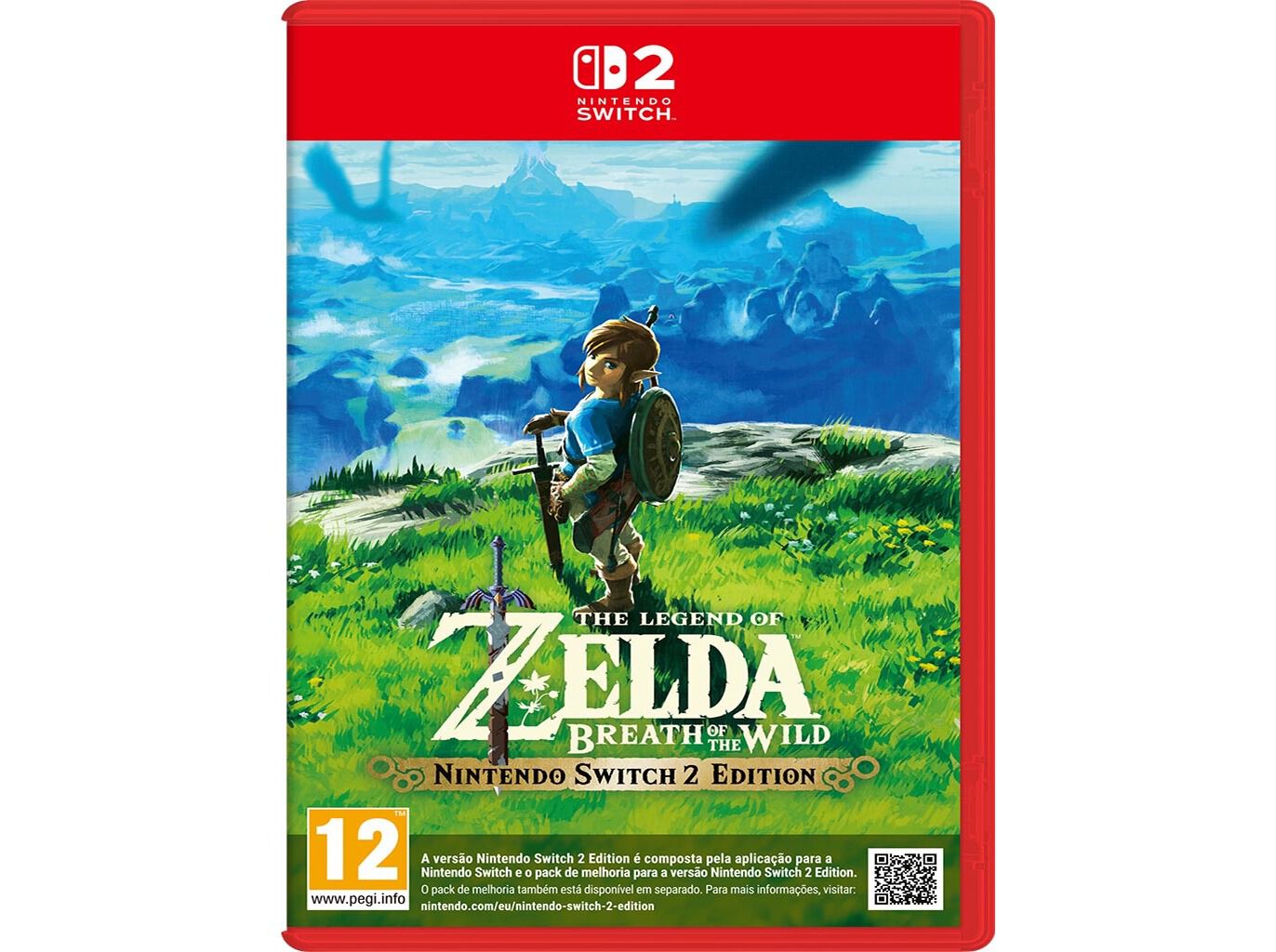 JOGO THE LEGEND OF ZELDA SWITCH 2 BREATH OF THE WILD 2 EDITION