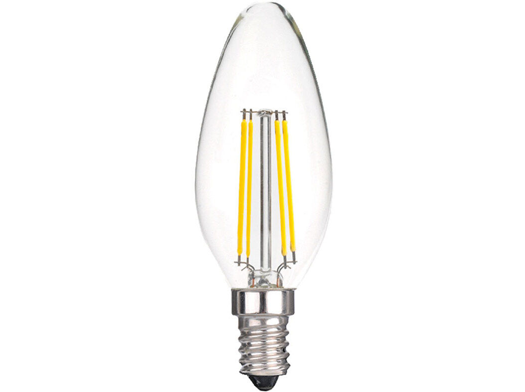 L&Acirc;MPADA LED VELA AUCHAN E14 40W LUZ BRANCA CLARA image number 2