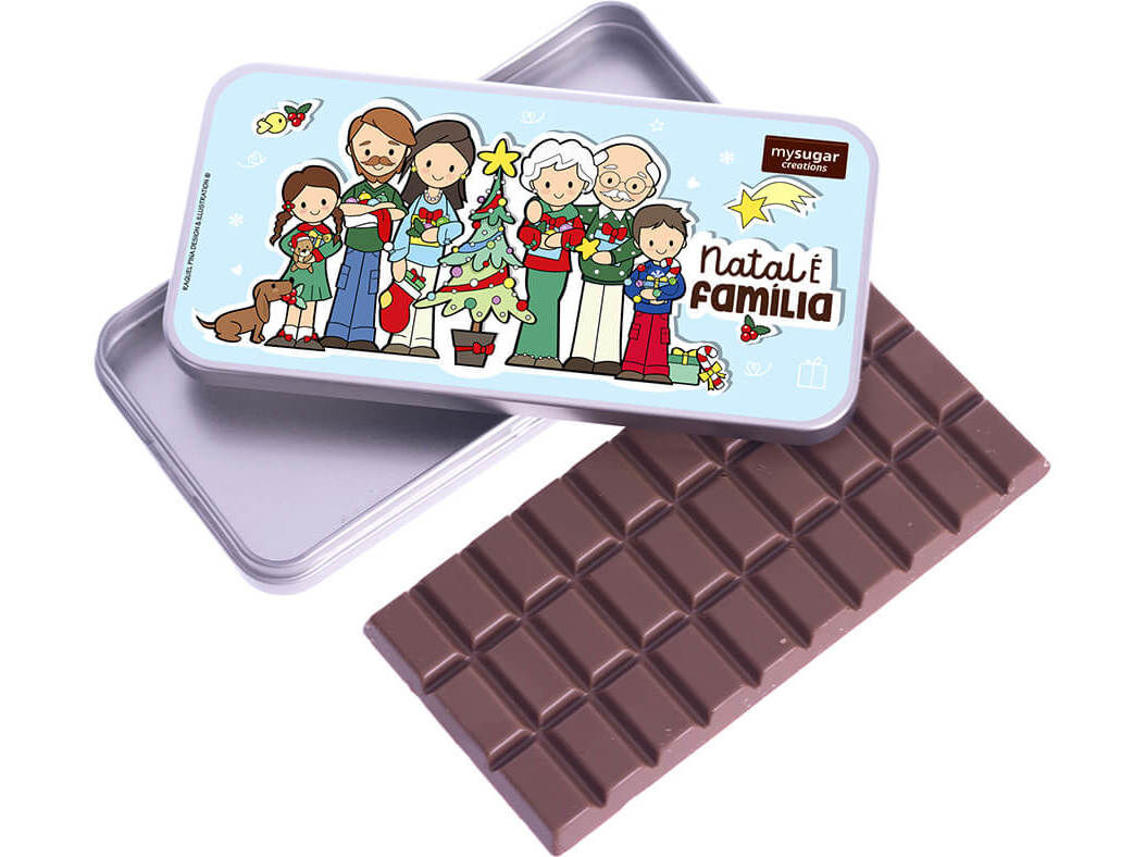 TABLETE MYSUGAR CHOCOLATE LATA 100G