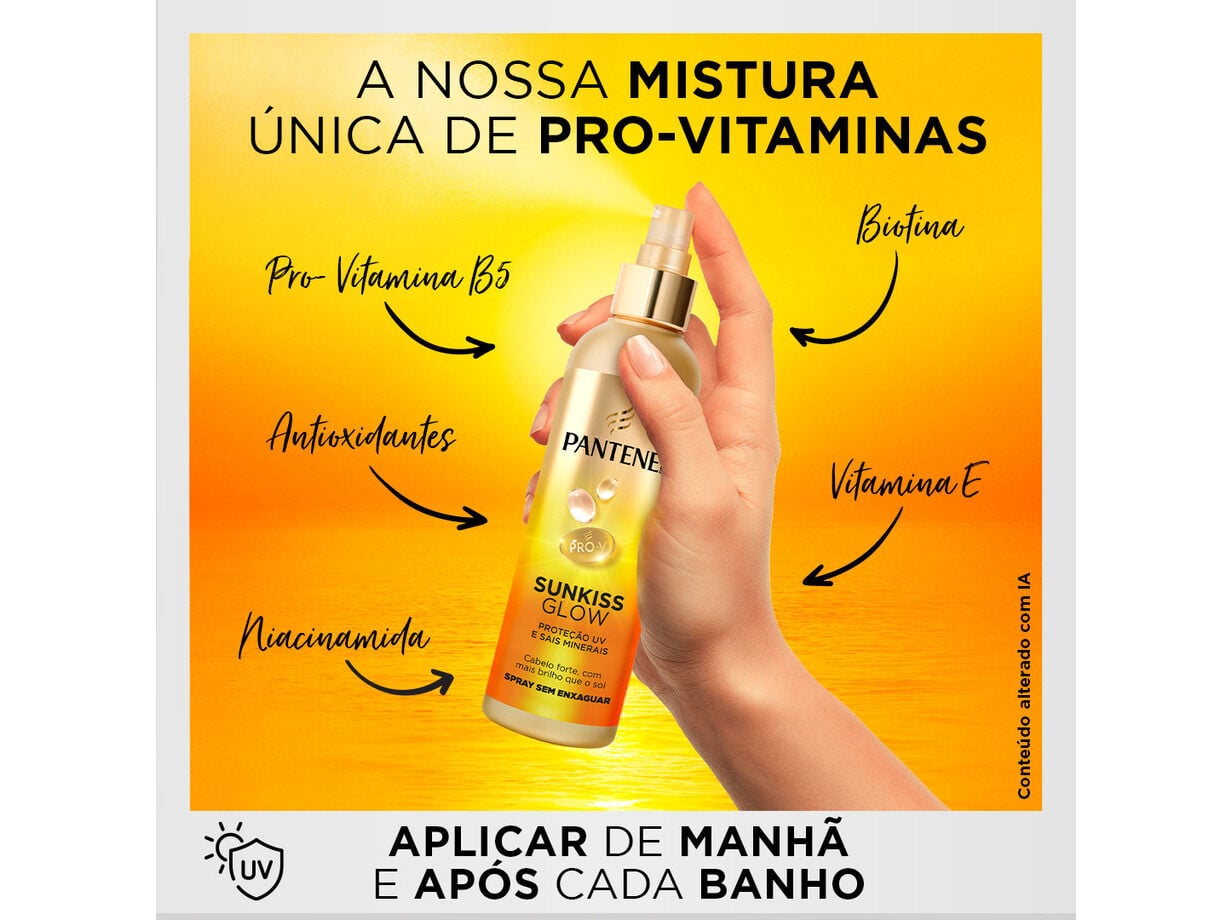 SPRAY PANTENE PROTECAO UV MINI 75 ML image number 4