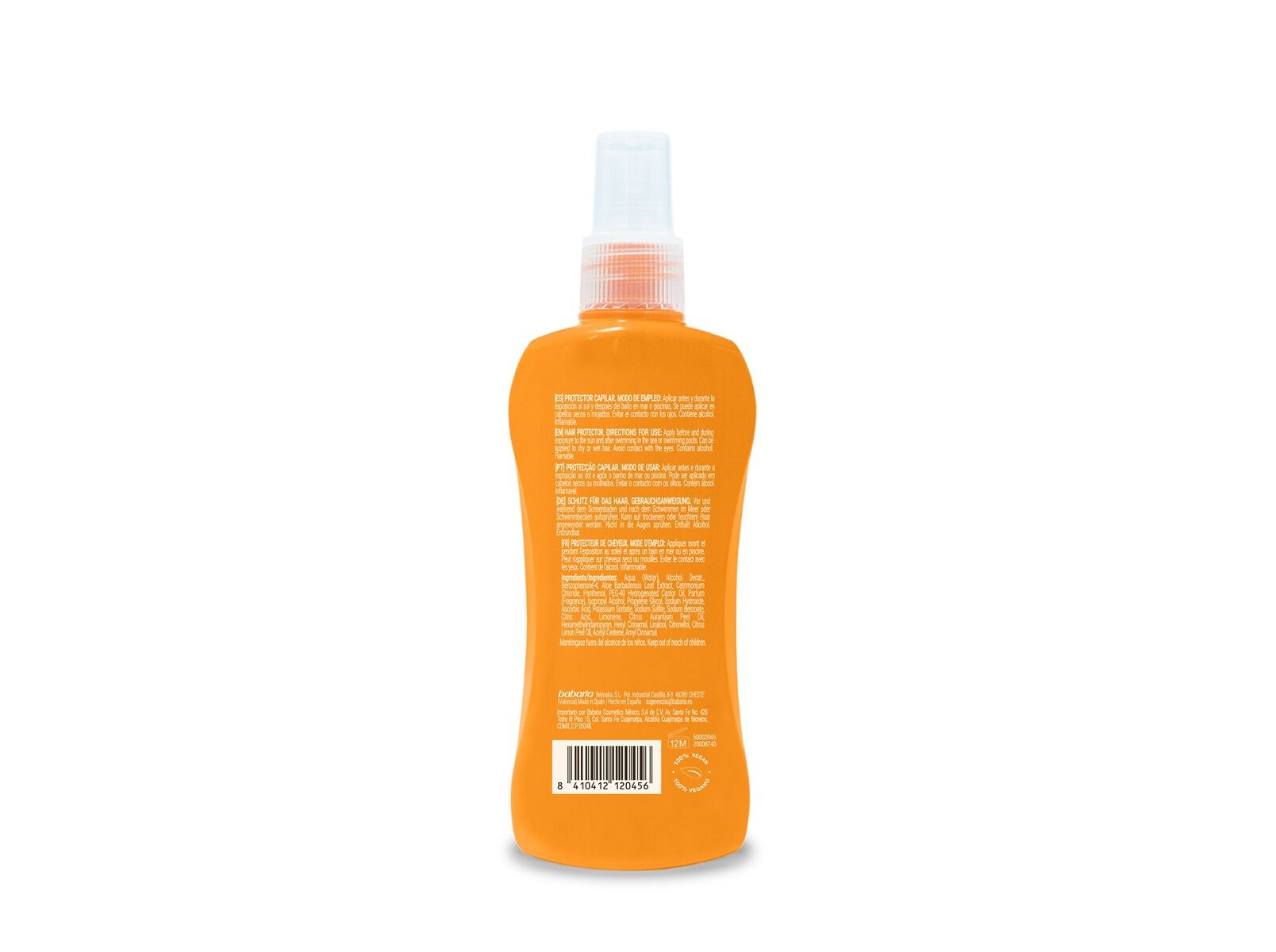 PROTETOR SOLAR CAPILAR BABARIA ALOE 100ML image number 1