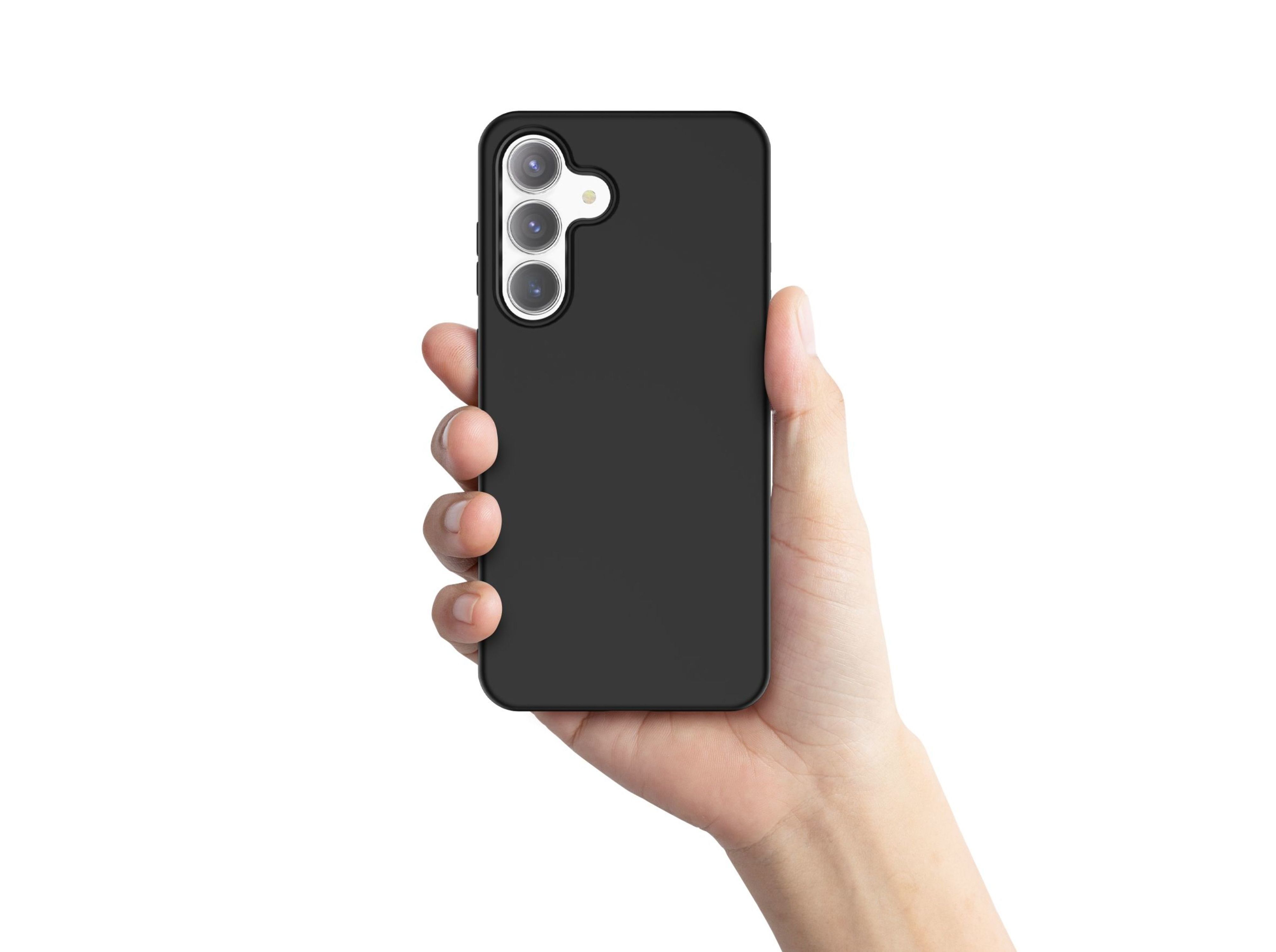 CAPA SENSATION+ CELLULARLINE SAMSUNG S25 FE PRETA image number 1