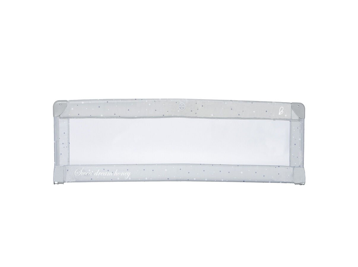 BARREIRA CAMA ASALVO ESTRELAS CINZENTO 150CM