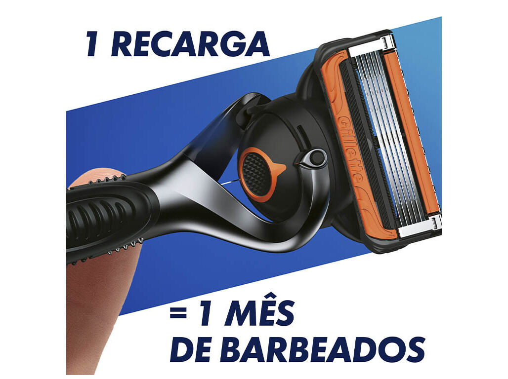 M&Aacute;QUINA DE BARBEAR COM 2 RECARGAS DE L&Acirc;MINAS PROGLIDE GILLETTE image number 6