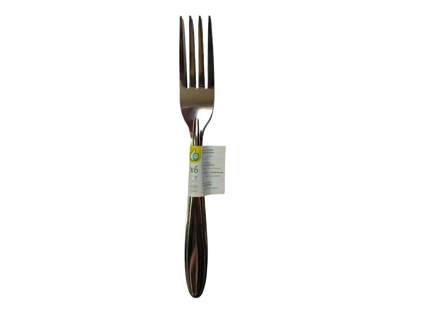 CONJUNTO DE 6 GARFOS ALICE POLEGAR INOX