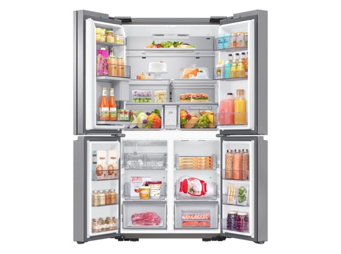 FRIGOR&Iacute;FICO AMERICANO SAMSUNG RF65DG960ESREF (NO FROST E 18 CM 646L INOX) image number 3