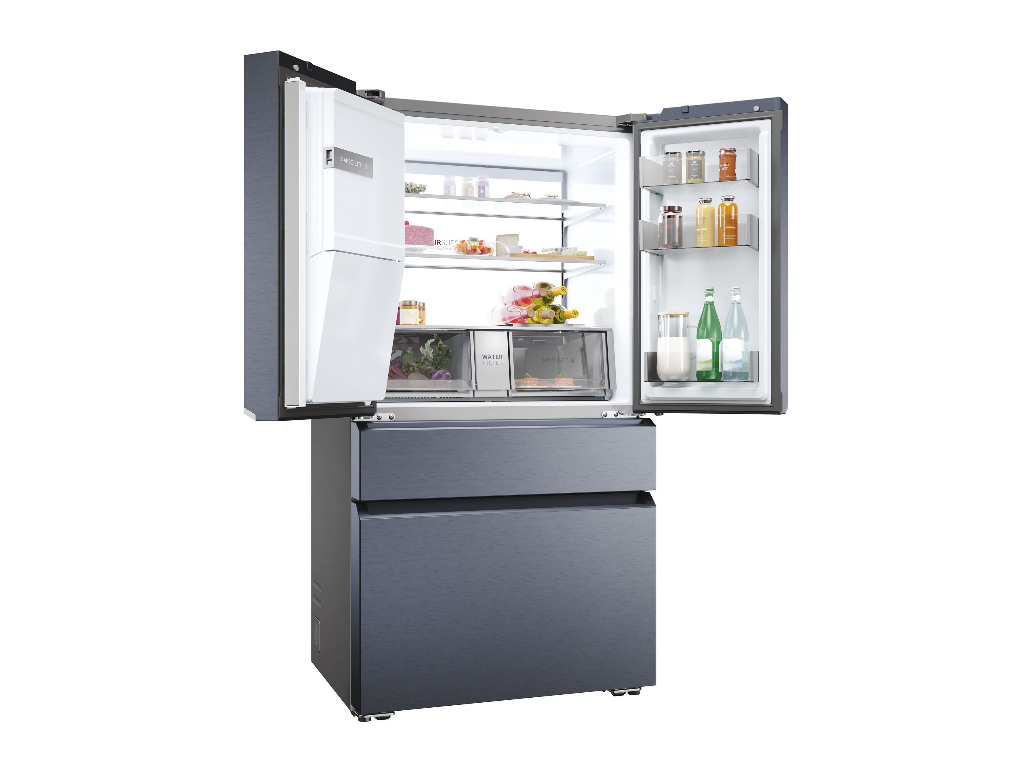 FRIGOR&Iacute;FICO AMERICANO HAIER HFW7918EIMB NO FROST E 601L image number 7