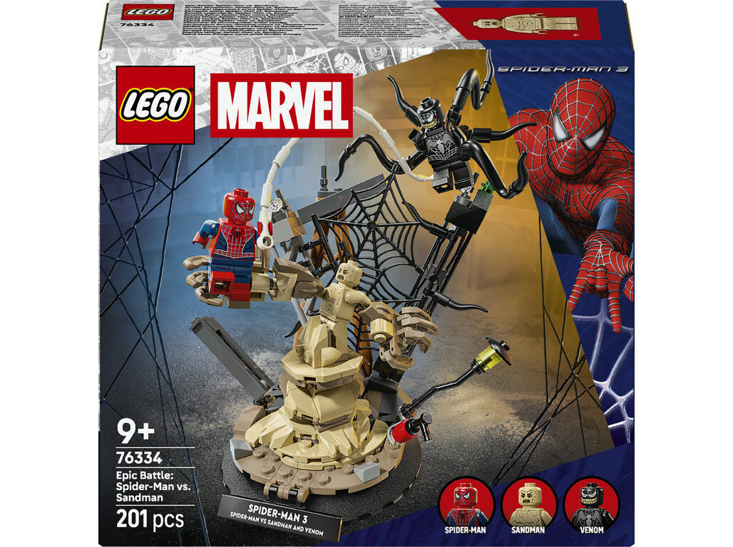 SPIDER-MAN VS SANDMAN LEGO SUPER HEROES MARVEL 76334