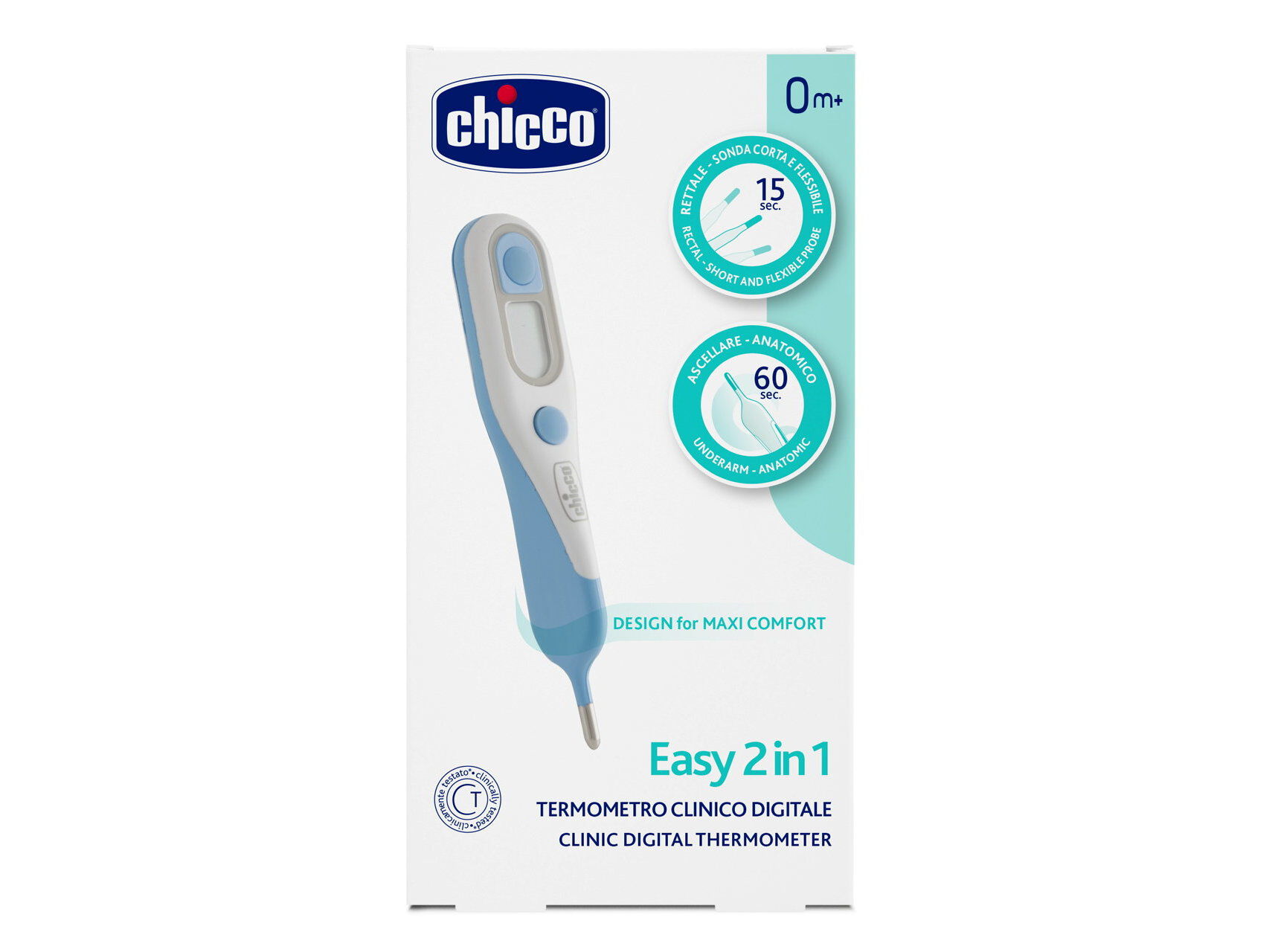 TERM&Oacute;METRO CHICCO DIGITAL PEDI&Aacute;TRICO DUAL COMFORT 1UN