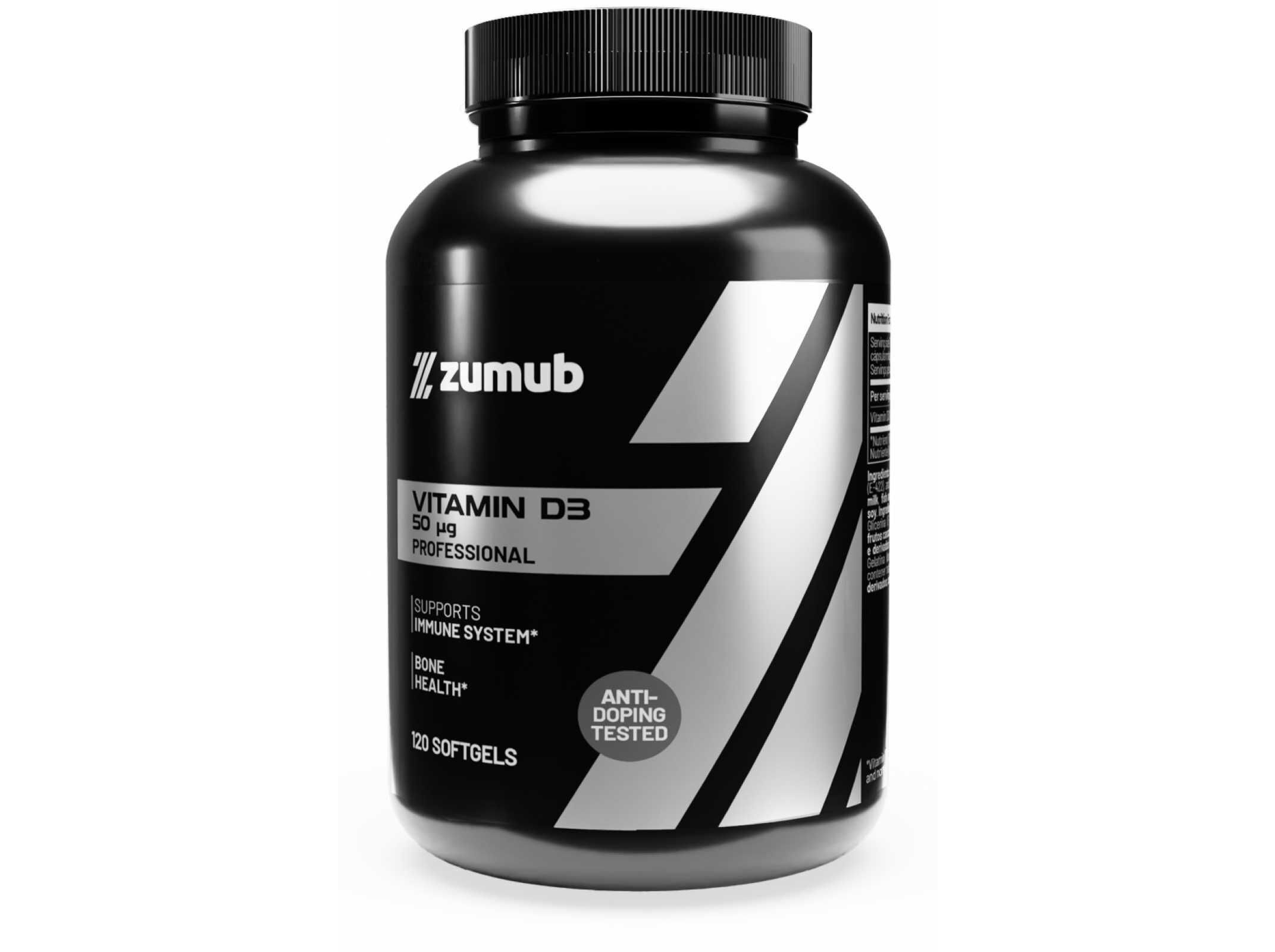 SUPLEMENTO ZUMUB VITAMINA D-3 120 CAPS
