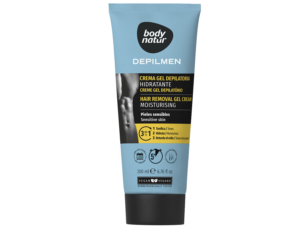 GEL DEPILATORIO HOMEM PELES SENSIVEIS BODY NATUR 200ML
