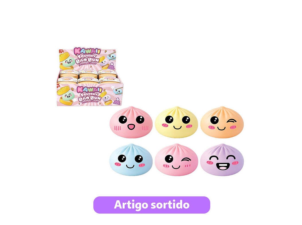SQUISHY DUMPLING DO ART PASTEL CORES SORTIDAS