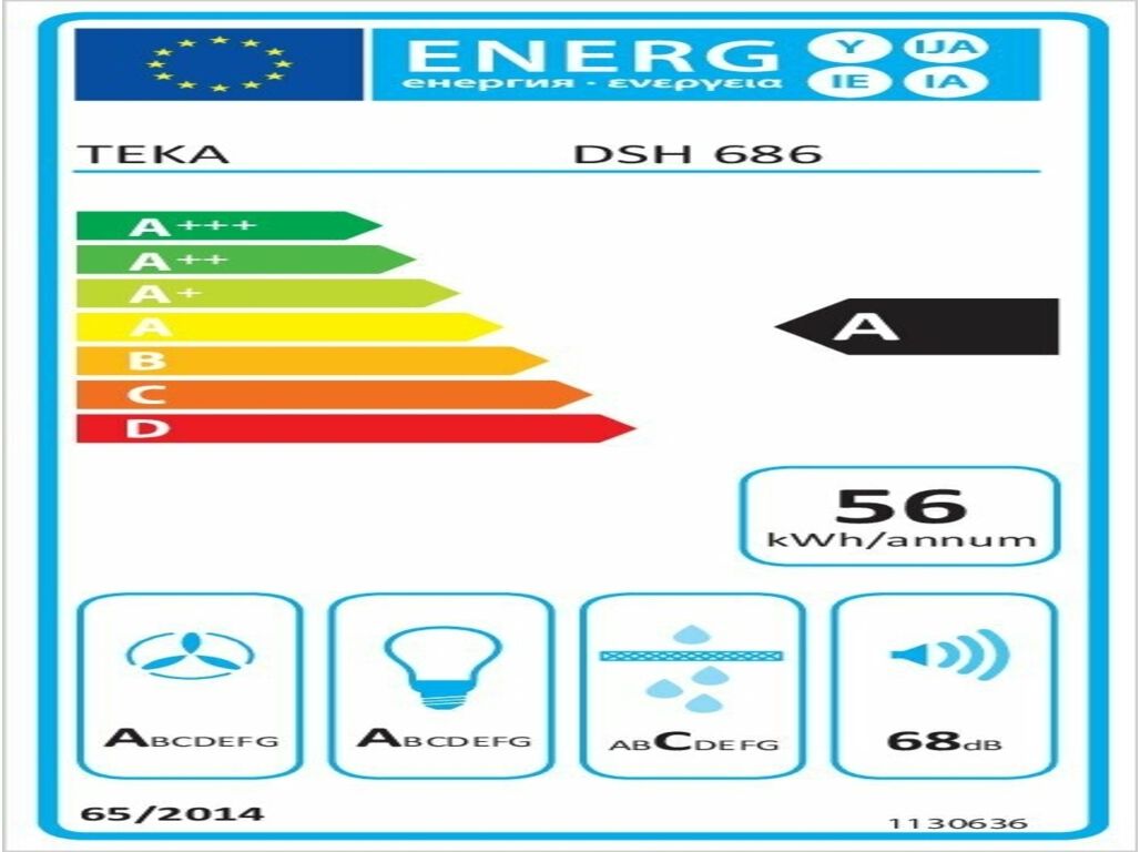 CHAMIN&Eacute; TEKA DSH 686 INOX A 735M3/H image number 4