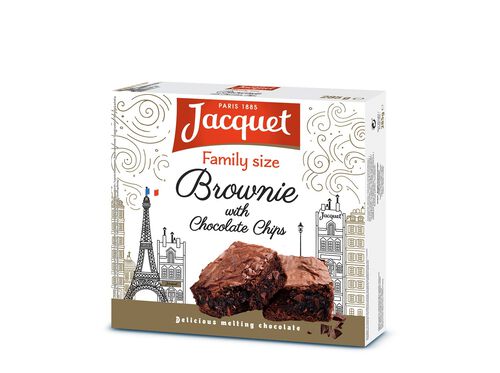 BOLO BROWNIE JACQUET FAMILIAR PEPITAS CHOCOLATE 285G image number 0