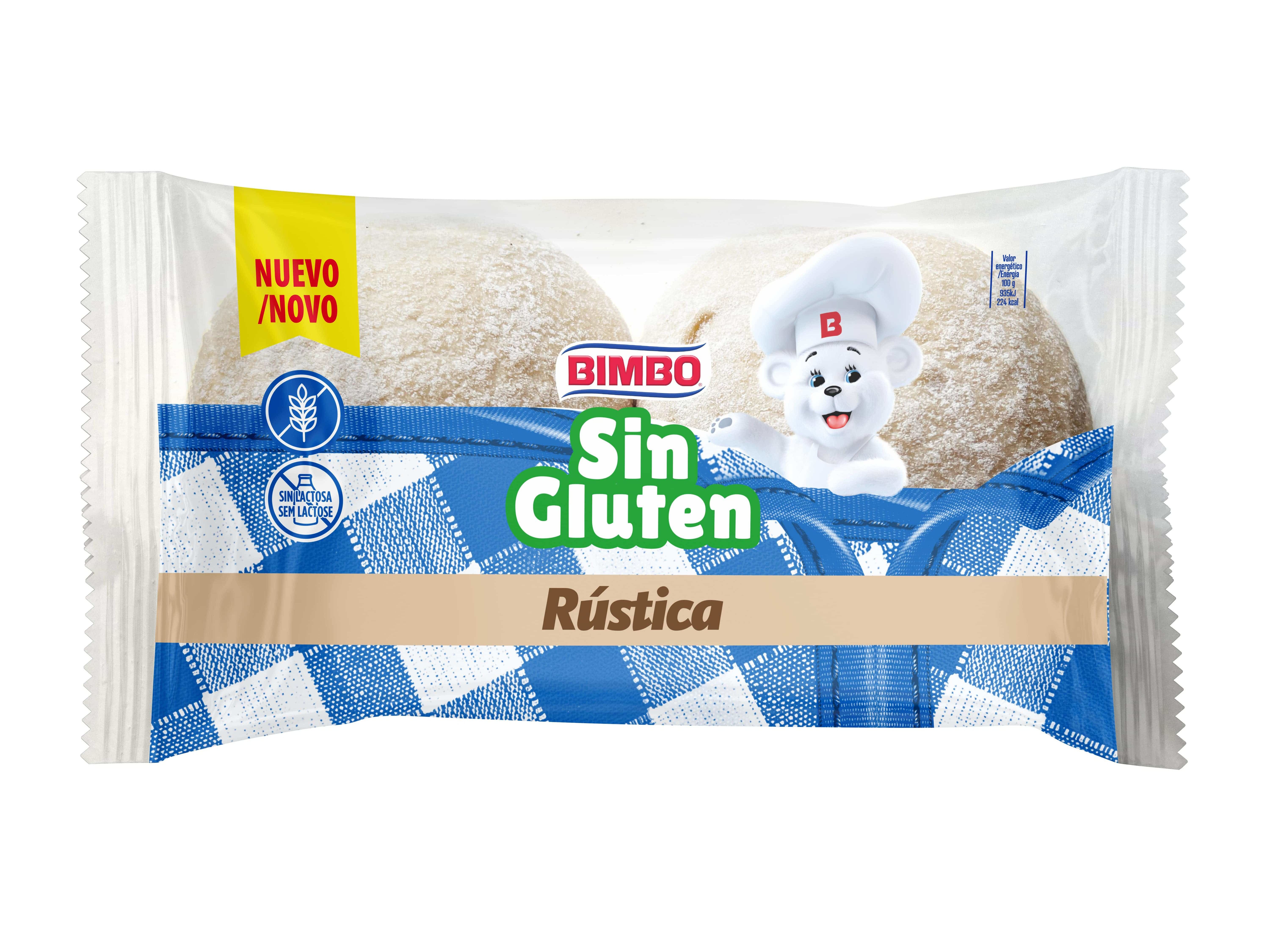 P&Atilde;O HAMB&Uacute;RGUER BIMBO R&Uacute;STICA SEM GL&Uacute;TEN 160G 2UN image number 0