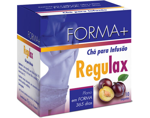 CHÁ FORMA+ REGULAX 10 SAQUETAS image number 0