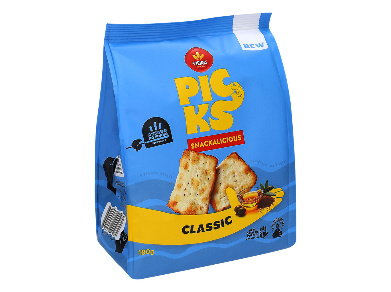 SNACK PICKS VIEIRA SALGADO 180G image number 0