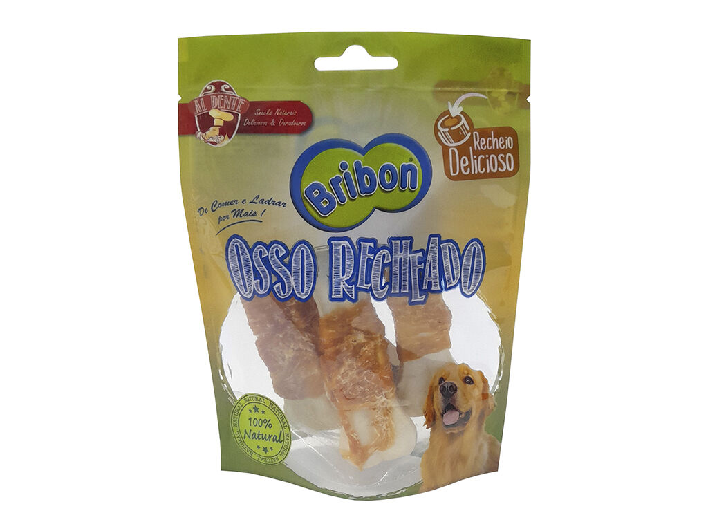 OSSO RECHEADO BRIBON AL DENTE M PACK 3 UNIDADES image number 1