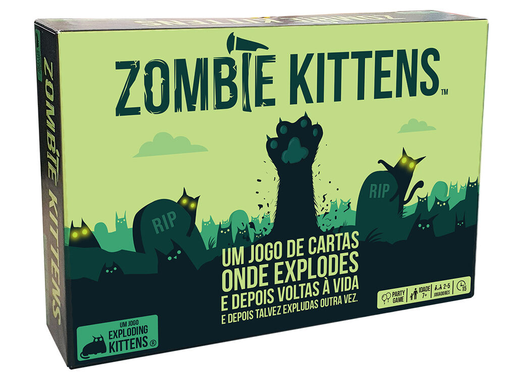 JOGO DE TABULEIRO ZOMBIE KITTENS MEBO GAMES image number 0