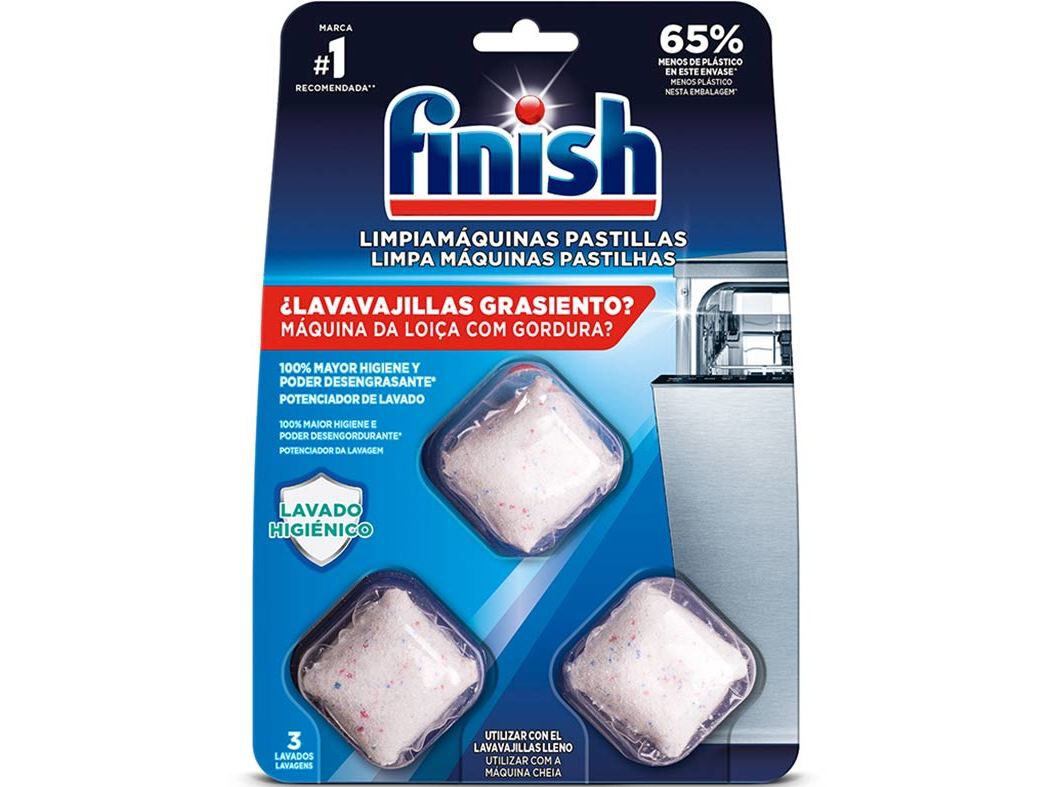 Limpa M&aacute;quina Loi&ccedil;a Pastilhas Finish 3 unidades image number 0