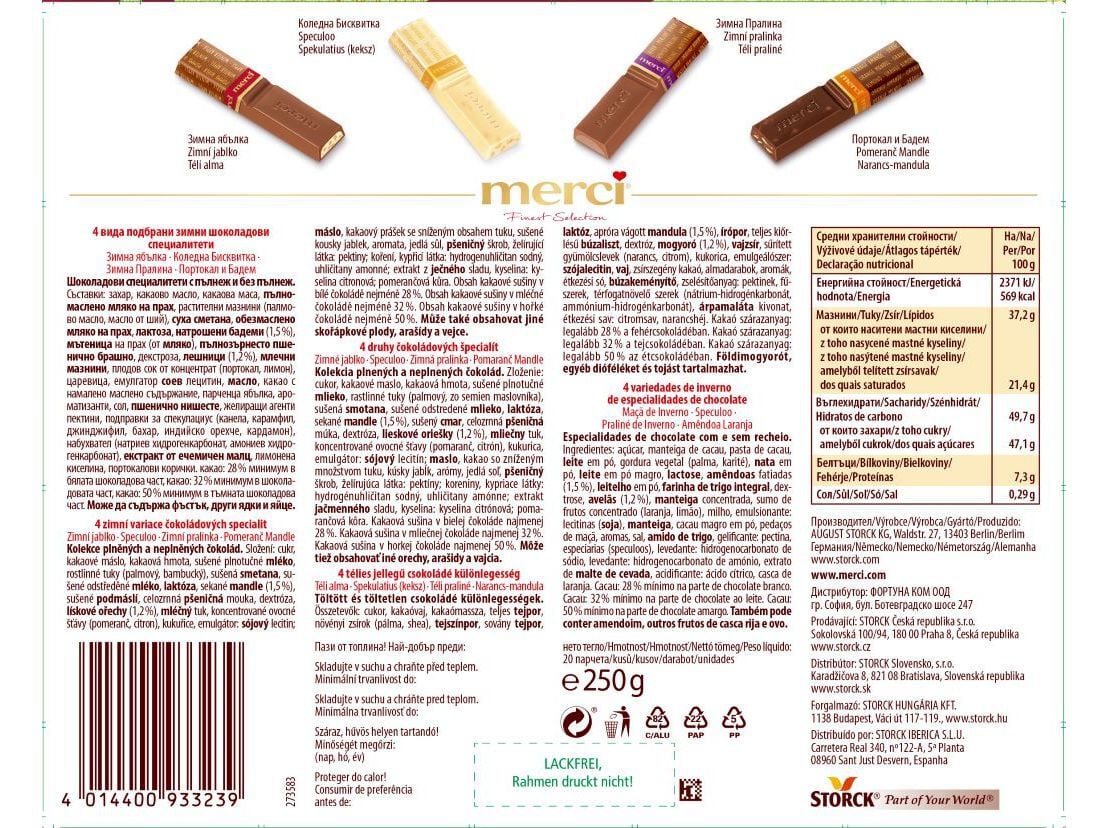 BOMBONS SORTIDOS MERCI WINTER FLAVOURS 250G image number 2