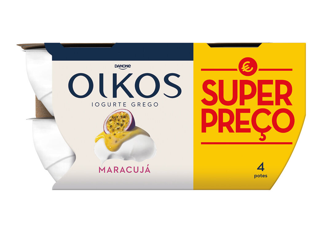 IOGURTE OIKOS DANONE GREGO MARACUJ&Aacute; 4X110G