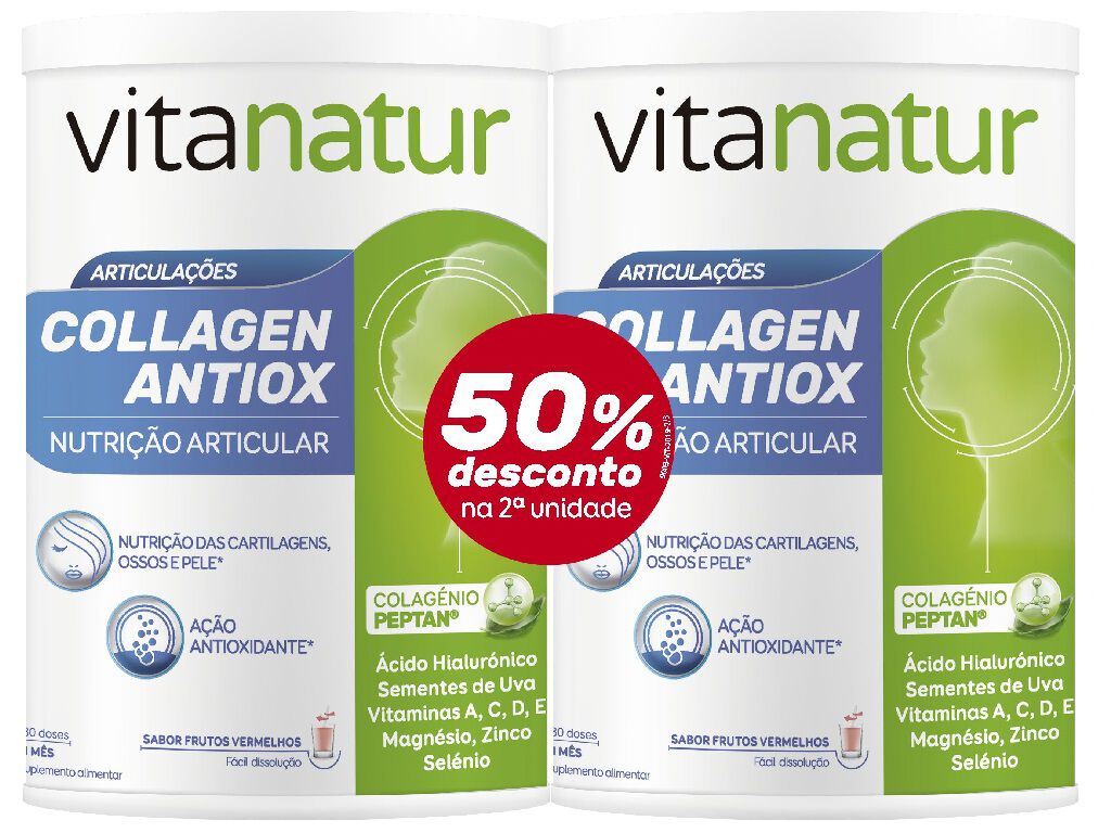 SUPLEMENTO VITANATUR COLLAGEN ANTIOX 2X360G -50% 2&ordf;UN image number 0