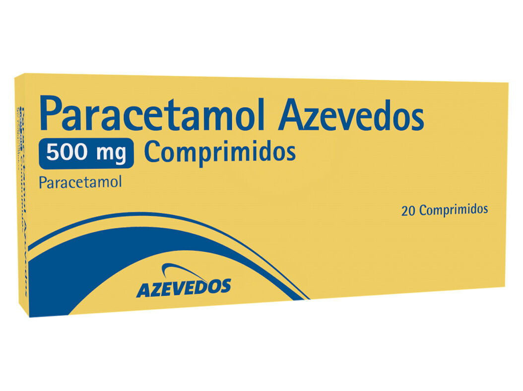 COMPRIMIDOS AZEVEDOS PARACETAMOL 500MG 20UN