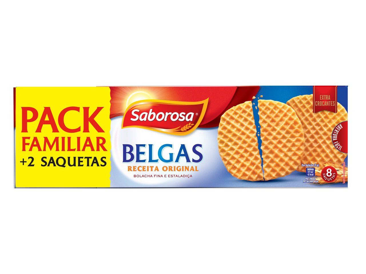 BOLACHAS SABOROSA BELGAS 293G image number 0