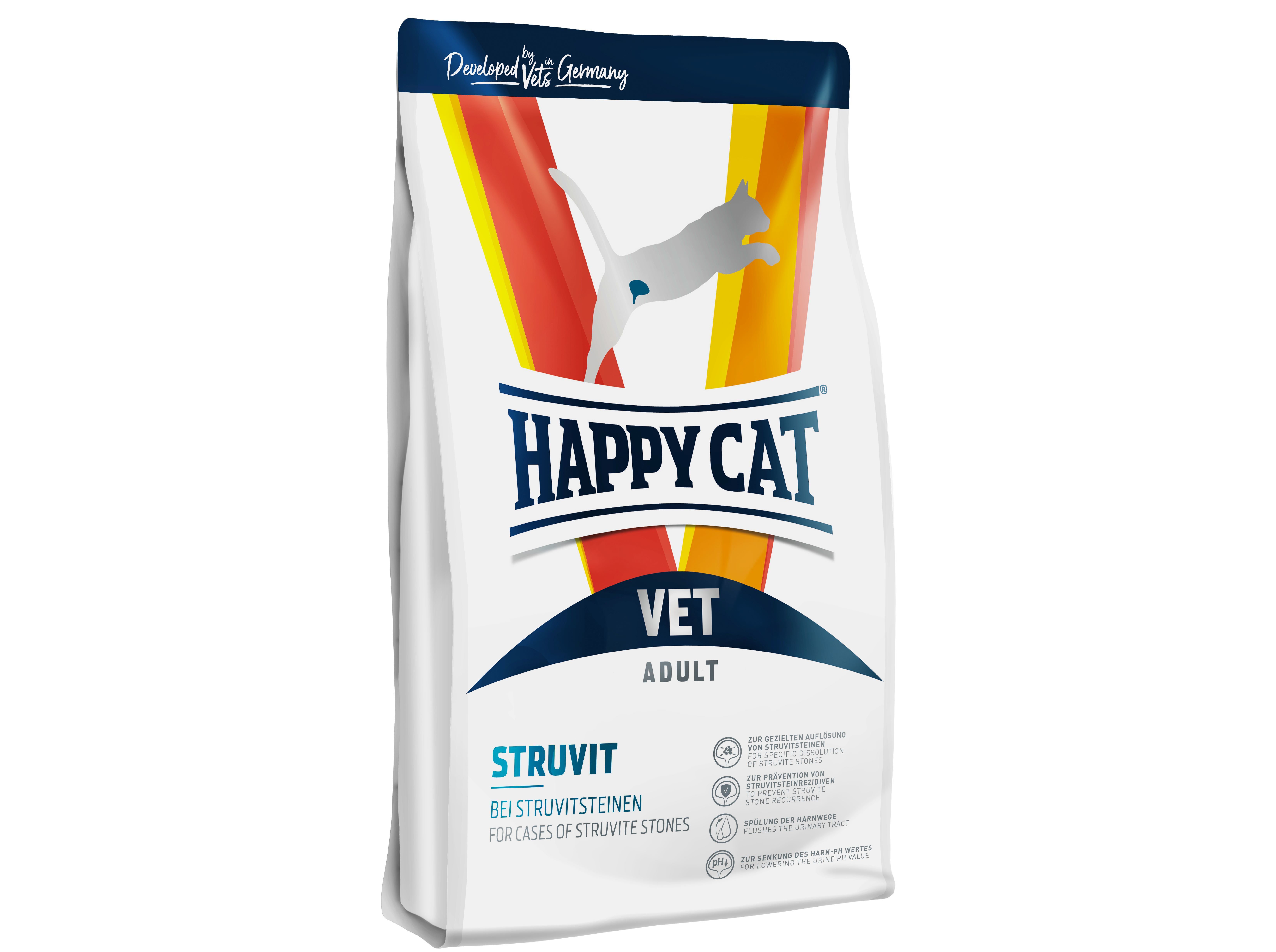 RA&Ccedil;&Atilde;O VETERIN&Aacute;RIA HAPPY CAT GATO STRUVIT 1KG image number 0
