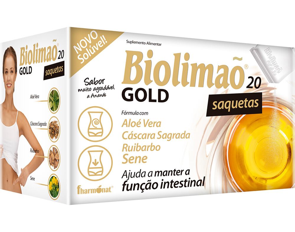 SUPLEMENTO BIOLIM&Atilde;O GOLD 20 SAQUETAS