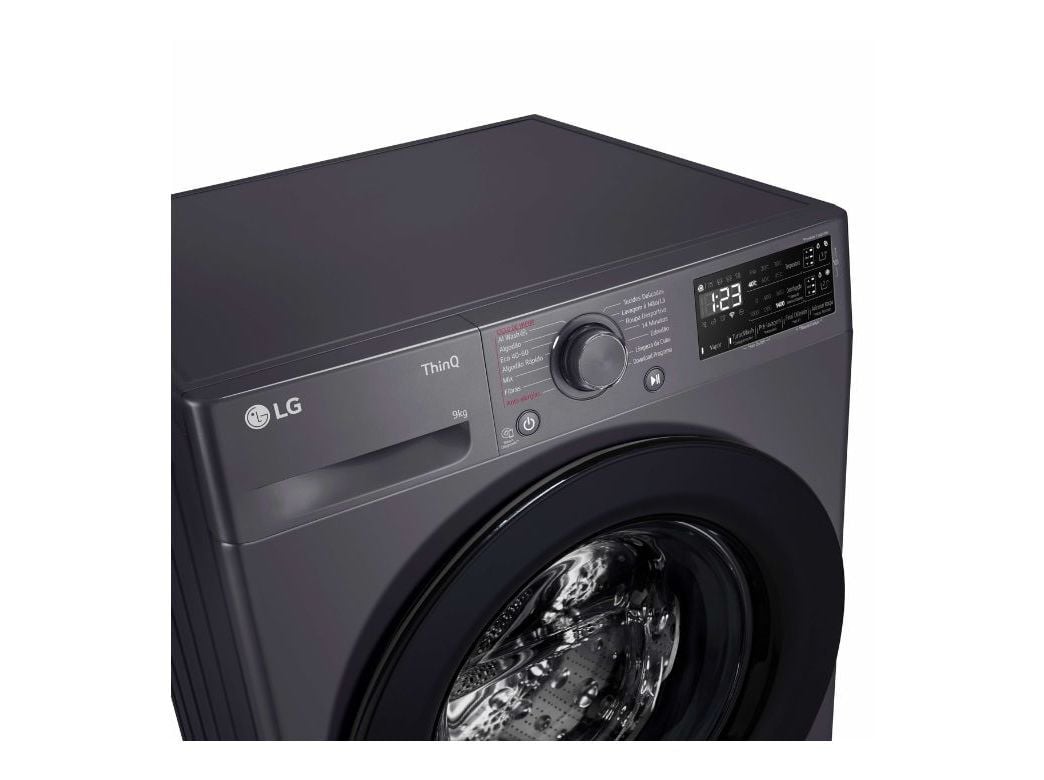 M&Aacute;QUINA DE LAVAR ROUPA LG F4WR359S6M - MIDDLE BLACK A 9KG image number 3
