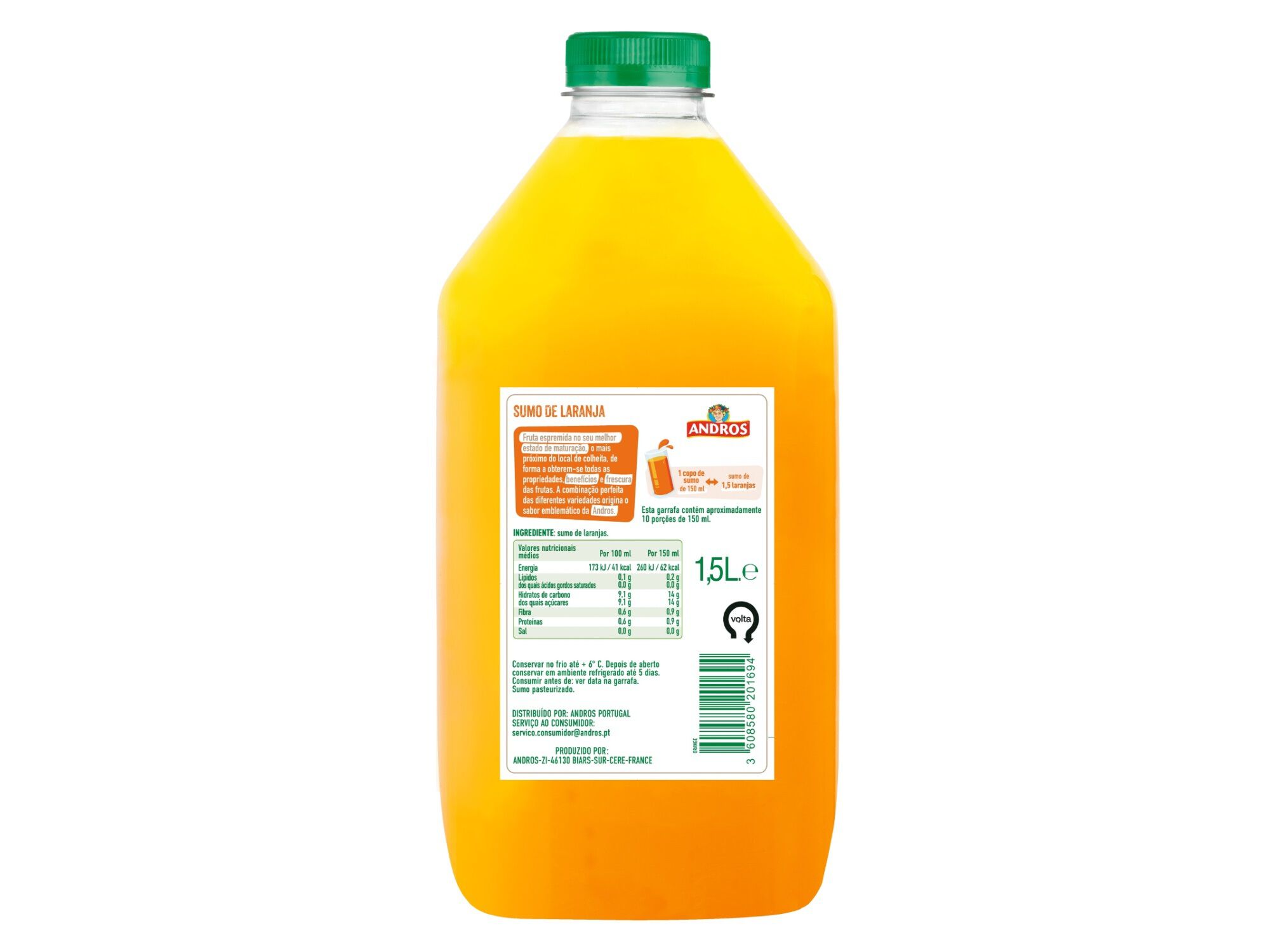 SUMO ANDROS LARANJA 15L (SDR) image number 1