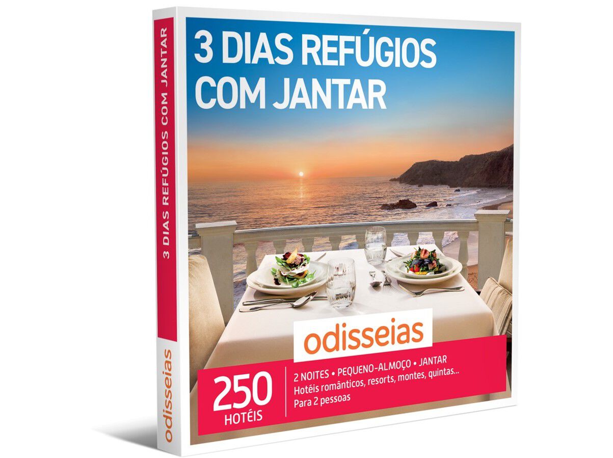 ALOJAMENTO ODISSEIAS 3 DIAS REF&Uacute;GIOS COM JANTAR