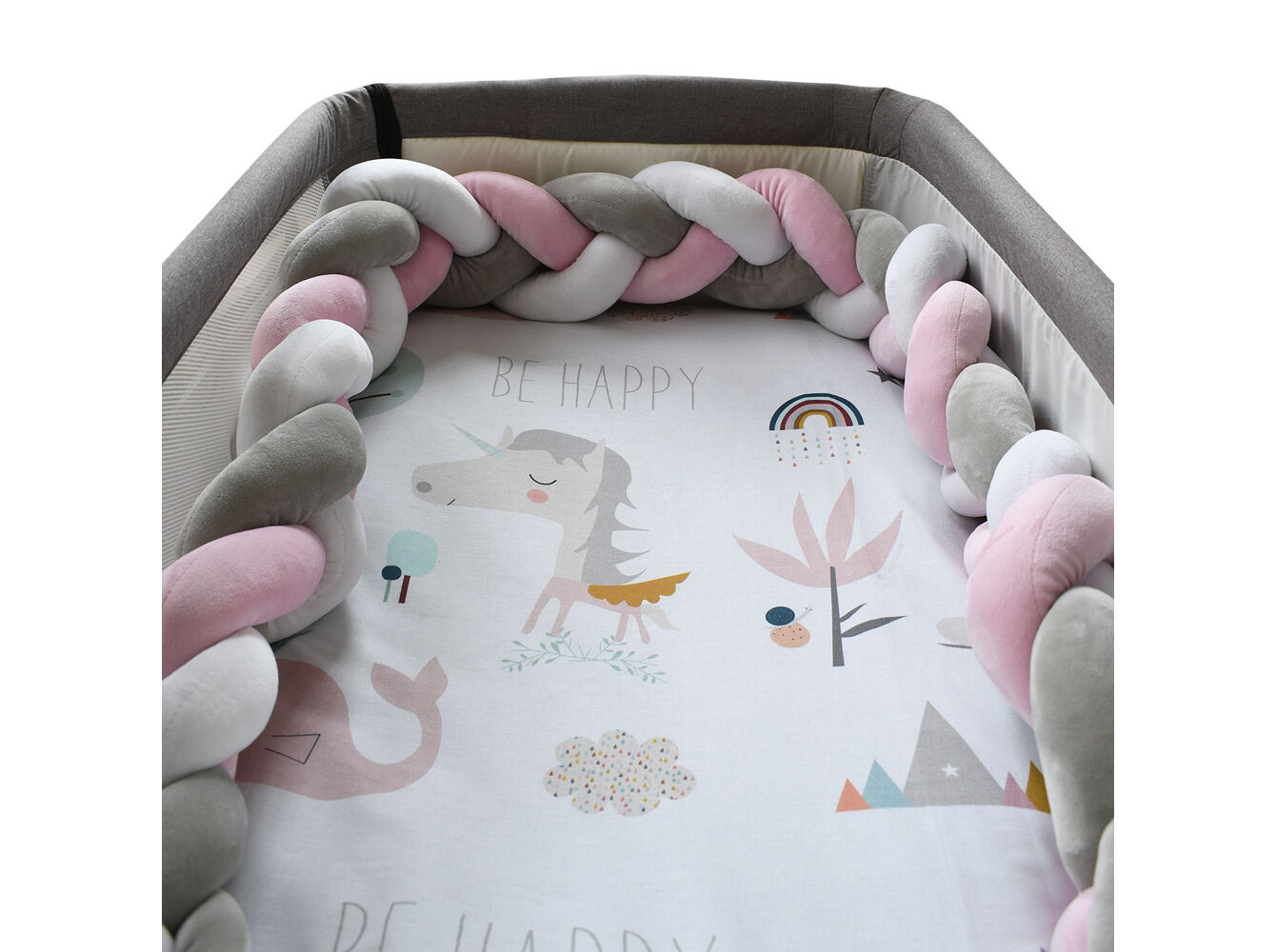 TRAN&Ccedil;A DECORATIVA PLASTIMYR ROSA 200 CM image number 2