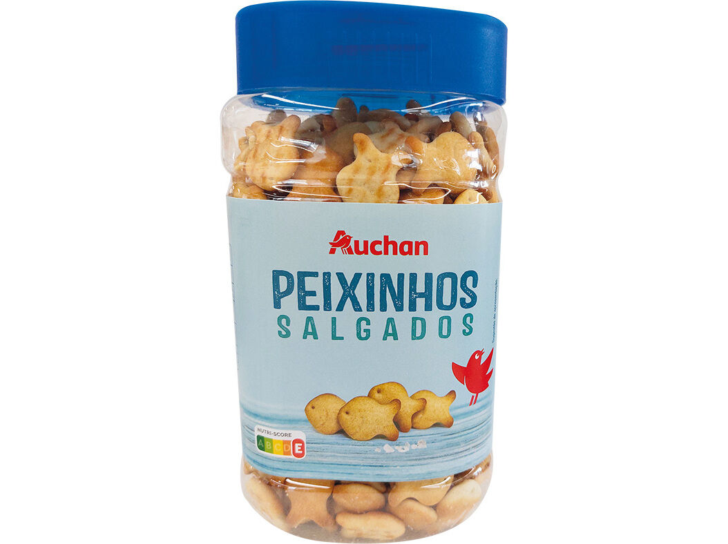 APERITIVOS SALGADOS AUCHAN PEIXINHOS 350 G image number 0