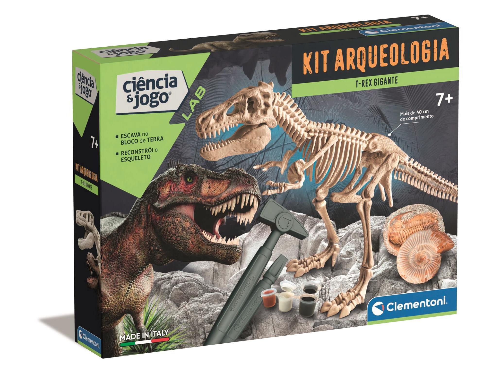 KIT ARQUEOLOGIA CLEMENTONI T-REX GIGANTE image number 0