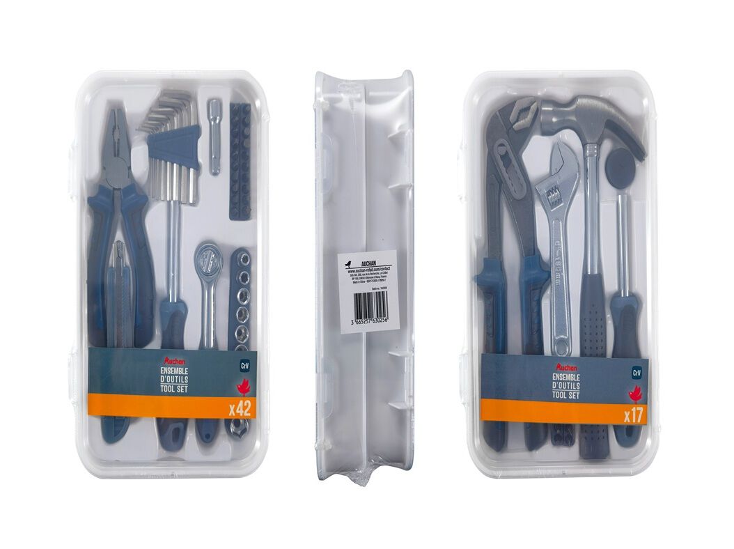 KIT FERRAMENTAS AUCHAN MANUAIS image number 0