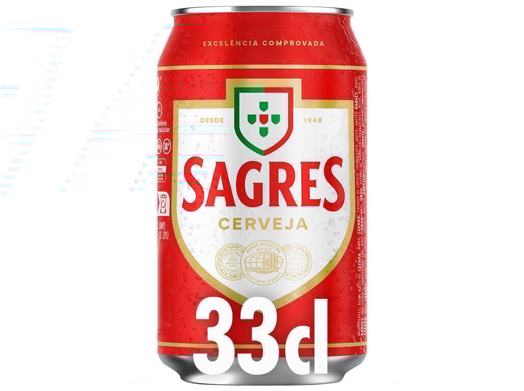CERVEJA SAGRES LATA 0.33L