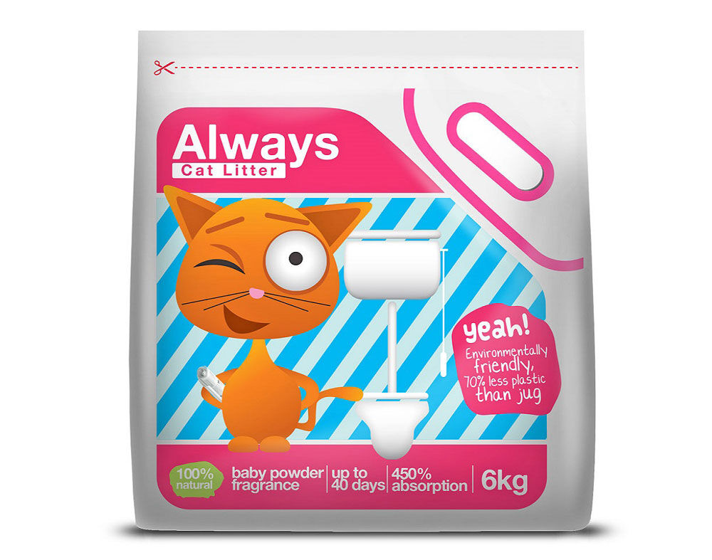 AREIA PARA GATO ALWAYS AGLOMERANTE 6 KG image number 0