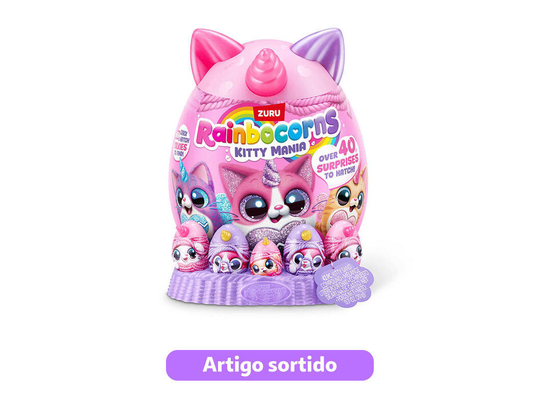 EGGZANIA KITTYMANI RAINBOCORNS MODELOS SORTIDOS