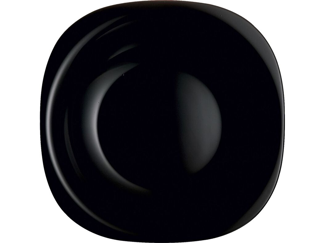 PRATO DE SOPA CARINE LUMINARC PRETO VIDRO &Oslash;21CM