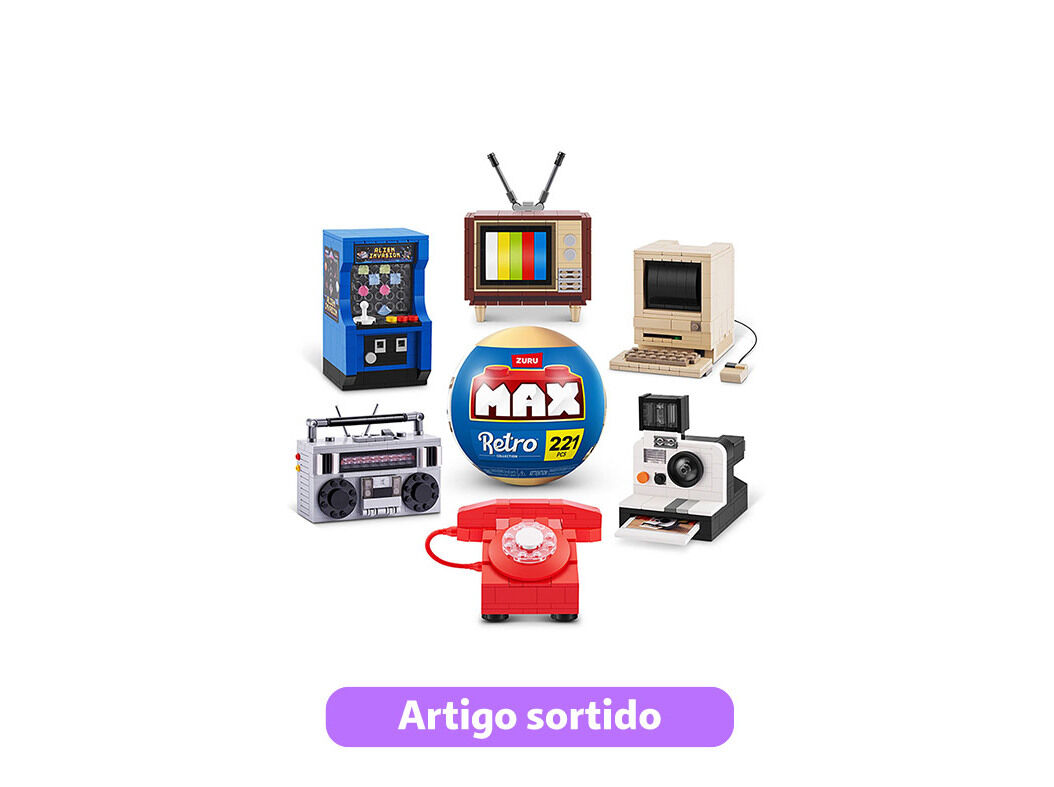 CAPSULA MAX RETRO PREMIUM COLECIONAVEL MODELOS SORTIDOS