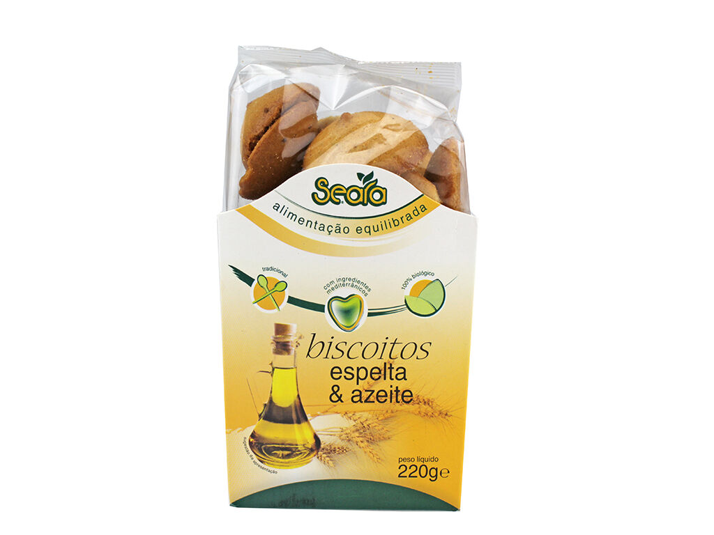BISCOITOS SEARA ESPELTA COM AZEITE BIO 220G